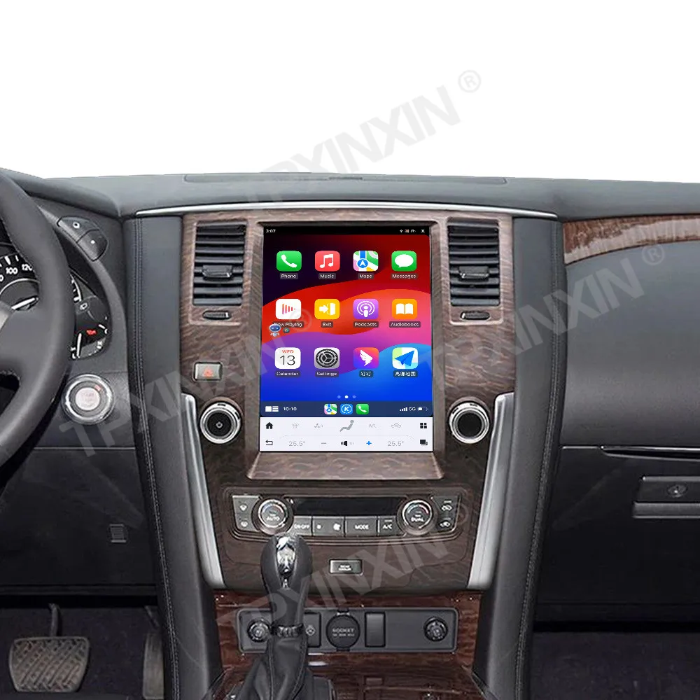 

12.1" Auto Android 13 GPS Navigation Screen For Nissan Patrol 2012-2019 Carplay Car Radio Multimedia Player Head Unit DSP FM AM