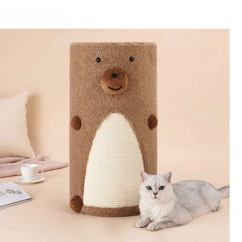 Small blue duck bear duck duck sisal barrel cat climbing frame small cat nest cat tree scratching post frame