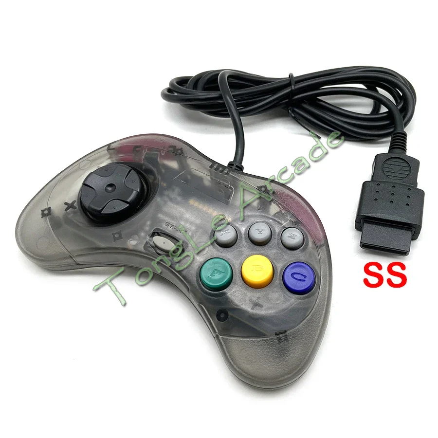 New Wired Gamepad Game Controller, SS Interface, for Arcade CBOX / SS Saturn / Superun / MVS NEOGEO Accessory Joystick