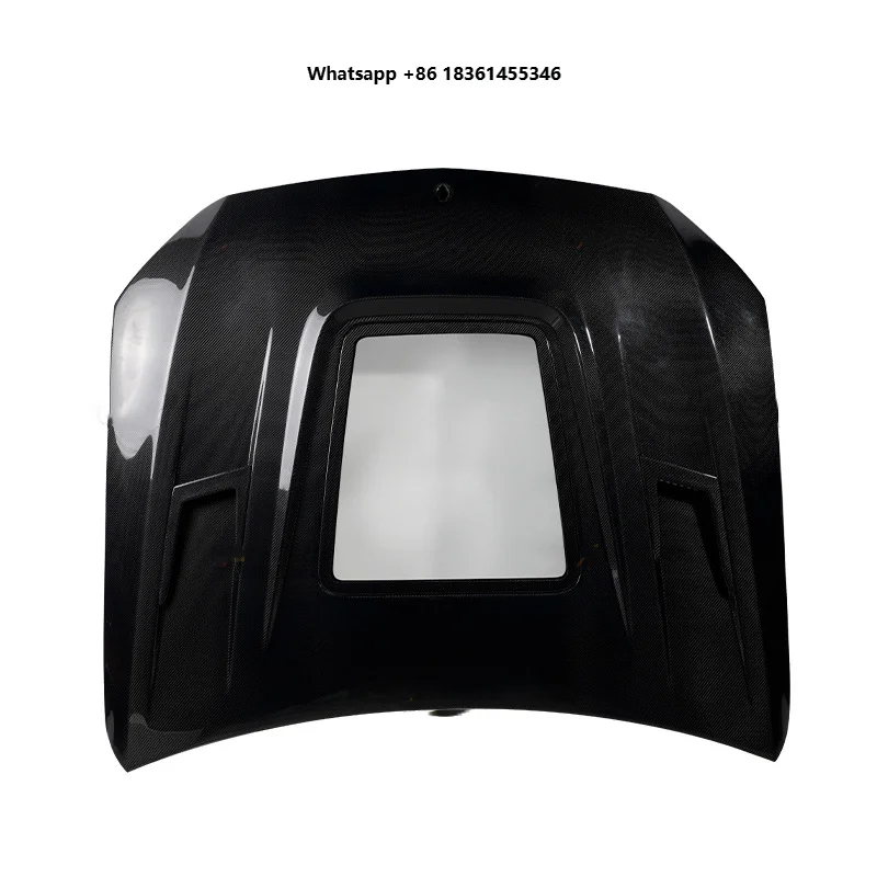 

For C-Class W 205 15-21 Years New Carbon Fiber Transparent Replacement Hood