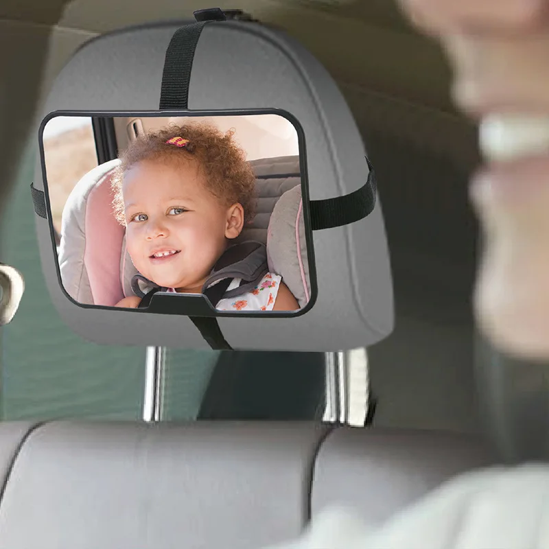 Baby Observation Mirror Wide-angle High Definition Car Baby Rearview Mirror Shatterproof Car Seat Child Mirror Seats Accessories