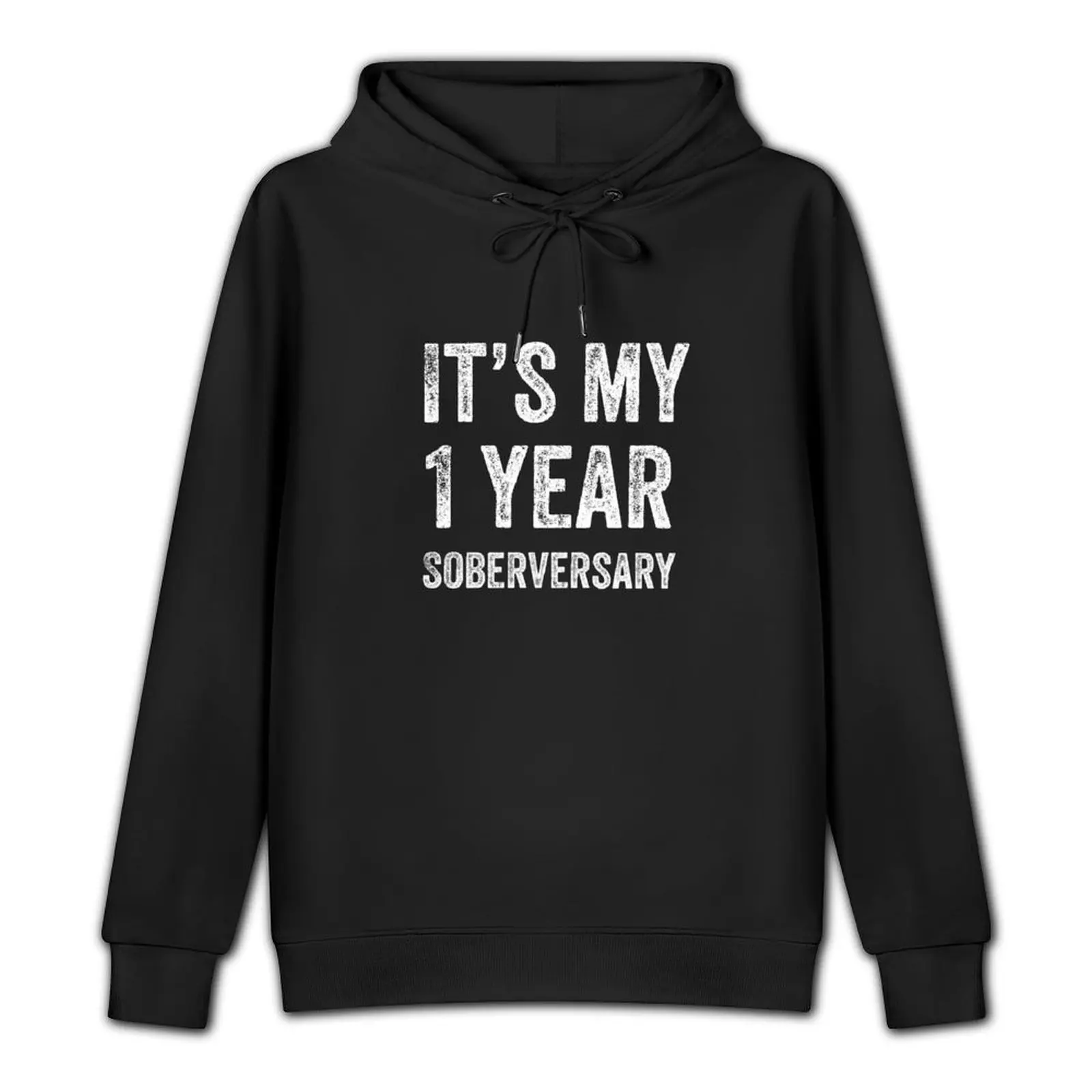 1 Year sobriety Anniversary Gift 1st Year Anniversary Sober design Pullover Hoodie men's sweat-shirt set graphic hoodie