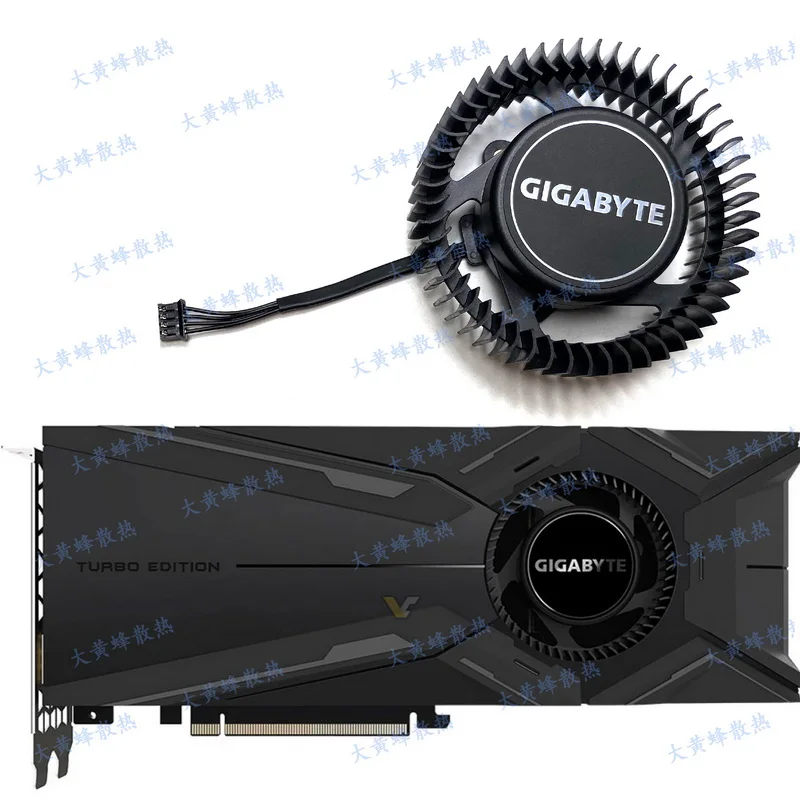 New Original for Gigabyte RTX2080 RTX2080ti Public Version Graphics Video Card Cooling Fan Blower