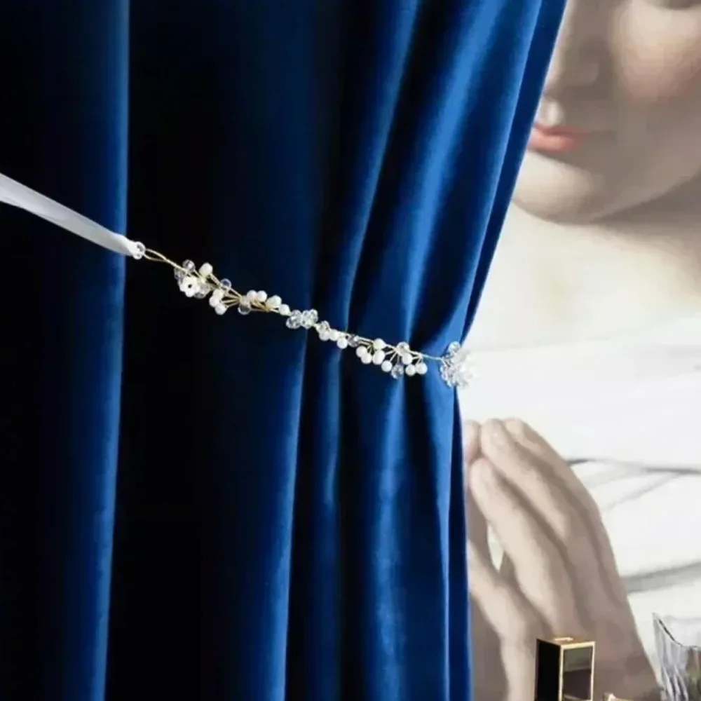 

Бархатные сапфировые синие бархатные шторы для гостиной, спальни, французского окна, балкона, поплавкового окна, виллы на заказ