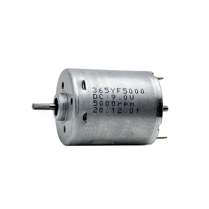 RS-365 Micro 365 Dual Shaft Motor DC 6V 9V 12V 14.4V 18V 24V 14200RPM Mini 28mm Electric Motor Knurled Shaft DIY Sweeper Robot