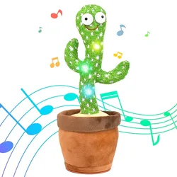 Funny dancing cactus can sing and talk dancing cactus birthday present Christmas present stuffed toy