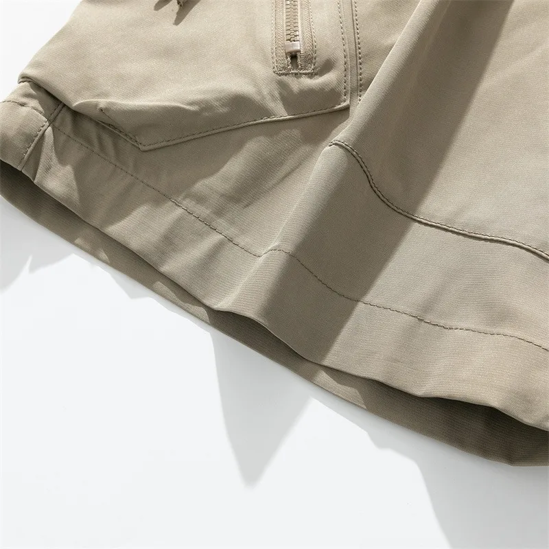 Men's Cargo Shorts Summer Thin Loose Quick Dry American Japanese Trendy Casual 5 Inch Sports Shorts