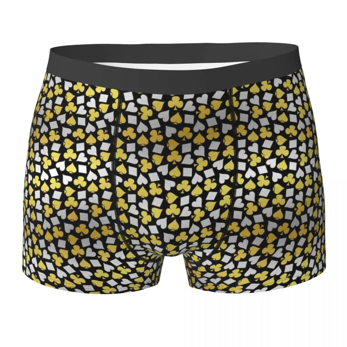 Poker Cards Suits Underwear Vegas Casino Men Underpants Sublimation Sexy Trunk Hot Shorts Briefs Big Size