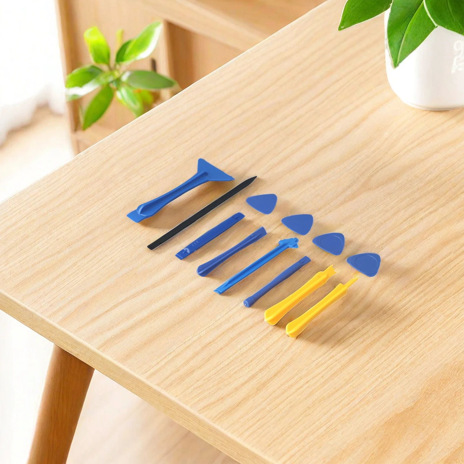 12pcs Phone Computer Opening Tools Dual Ends Spudger Crowbar For Opening Digital Devices DIY Repair Disassemble Tool