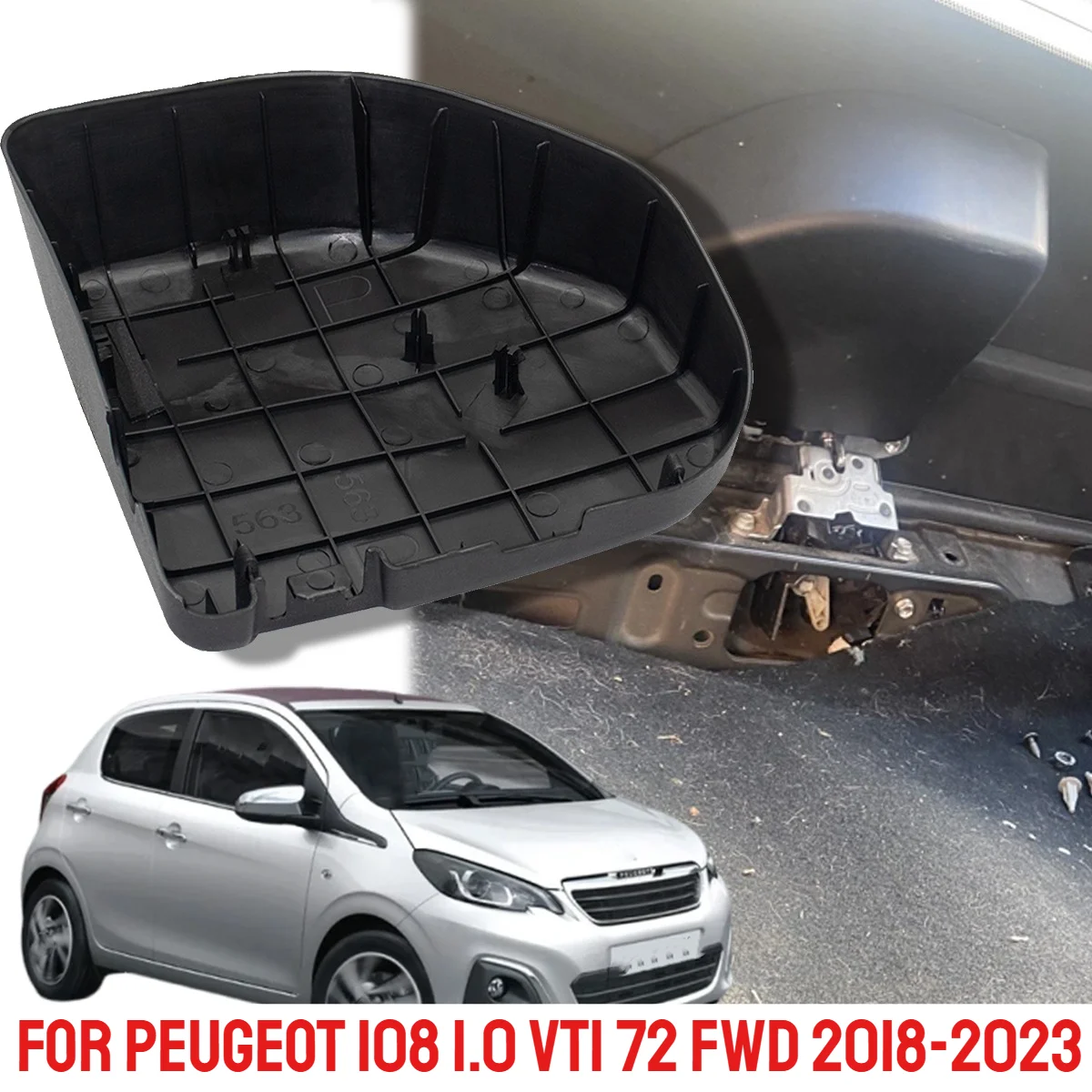 Car Rear Window Wiper Motor or Cover Cap Lid Replacement Accessories Repair Kit For Peugeot 108 1.0 VTi 72 FWD 2018 2019-2023
