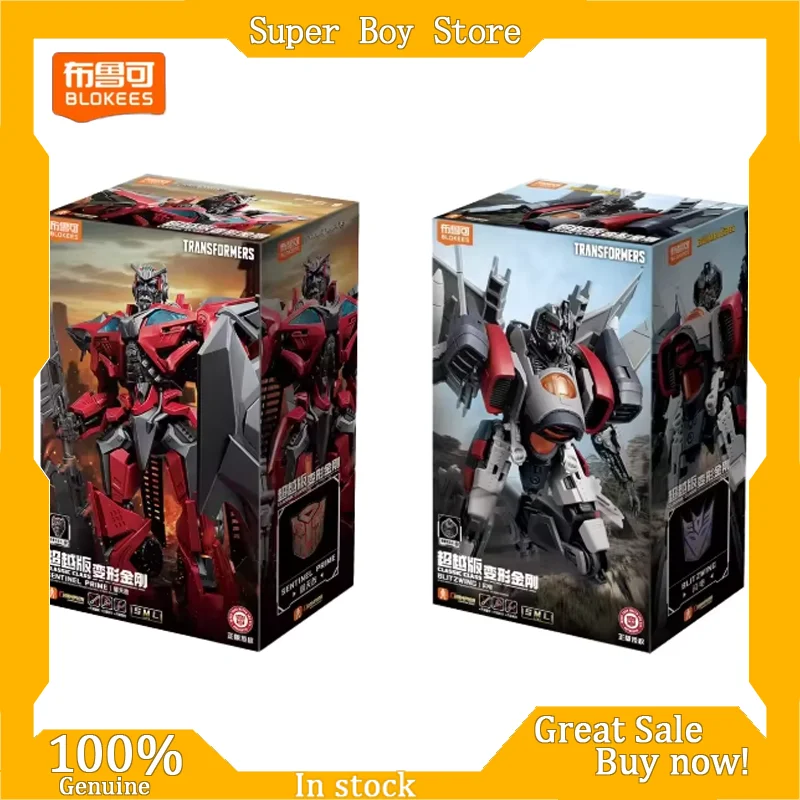

Новая сборная подвижная фигурка Blokees Transformers Beyond Version Sentinel Prime, коллекционная модель, рождественский подарок, игрушка для детей