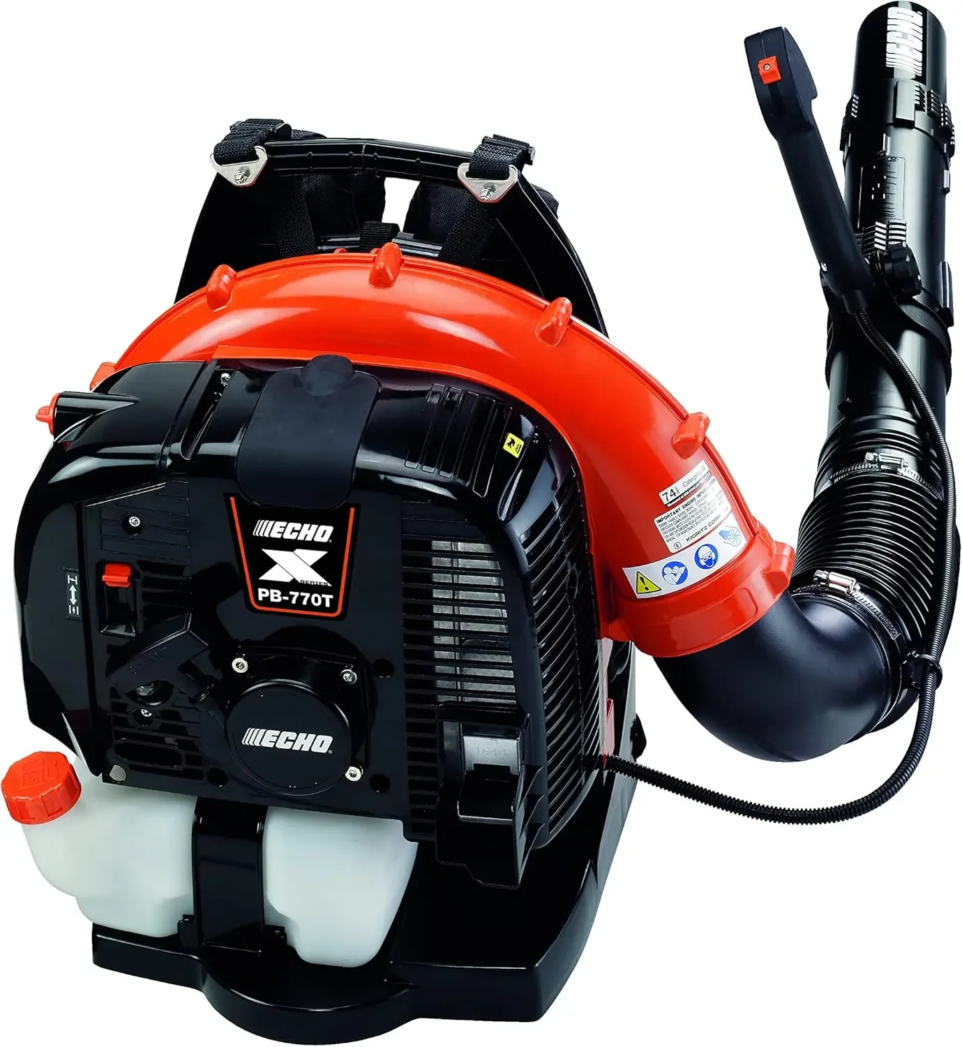 Backpack Blower Commercial Grade 63.3 Cc Gas 756 Cfm 234 Mph Low Maintenance and Powerful Optimal Storage