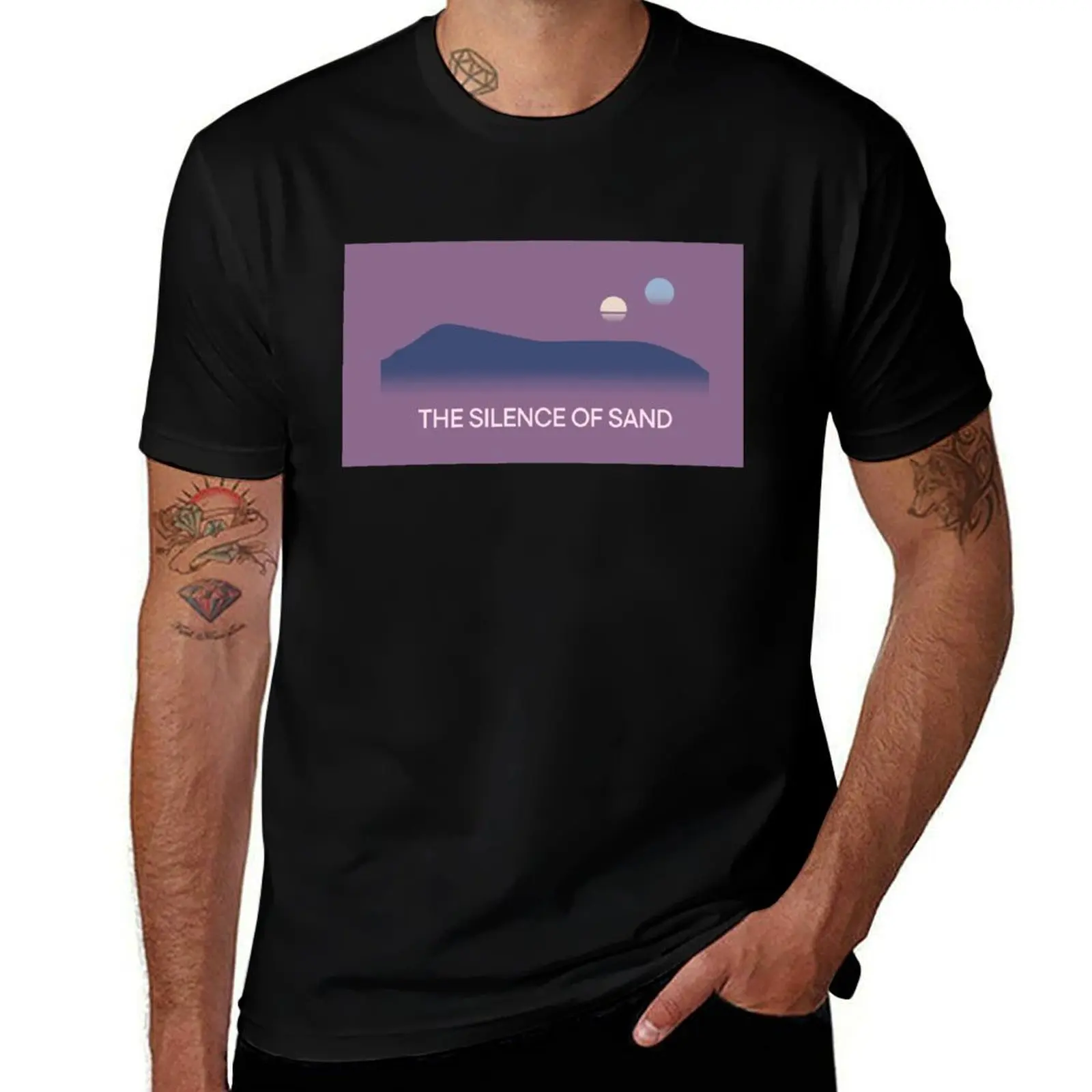 The Silence of Sand T-Shirt Comfortable Basic Crew Neck Tee T-Shirt