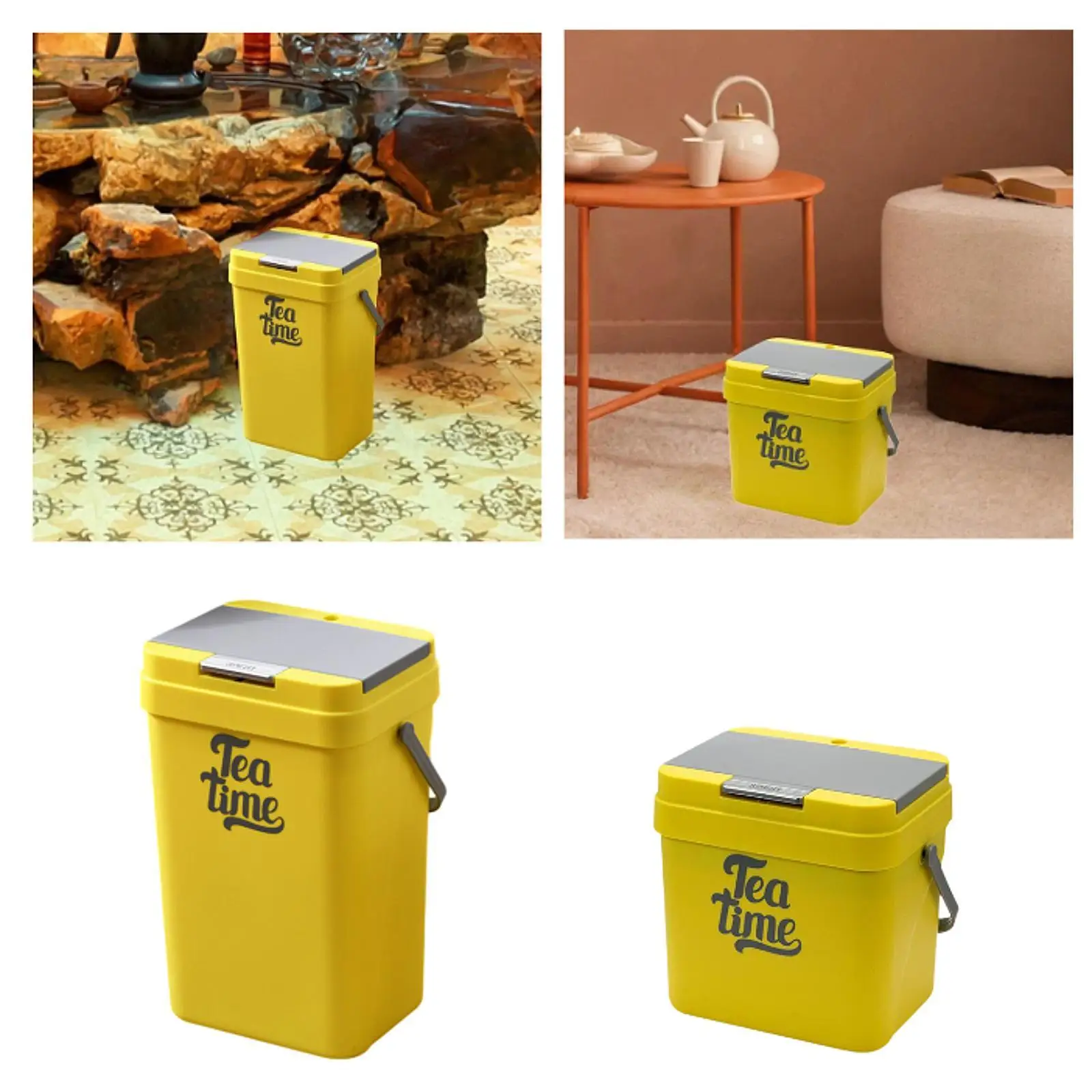 

Tea Waste Bucket Rubbish Bin Waste Basket Detachable Accessories Tea Residue
