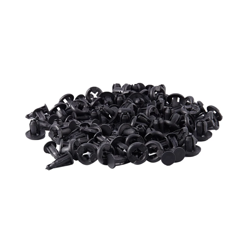 Car 10Mm Hole Dia Plastic Rivets Fastener Fender Push Pin Clips 150PCS