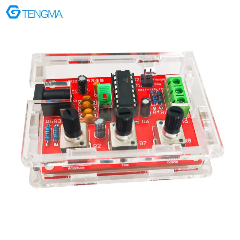 Signal Generator Kit Square Wave Sine Wave Triangular Wave XR2206 Electronic and Electrical DIY Welding Assembly Parts