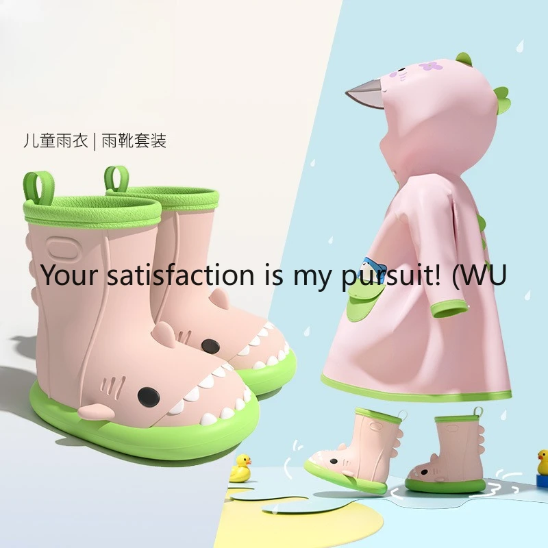 

Детский плащ, непромокаемая обувь для девочек, непромокаемая обувь для дождя, легкие туфли для мальчиков, учеников начальной школы