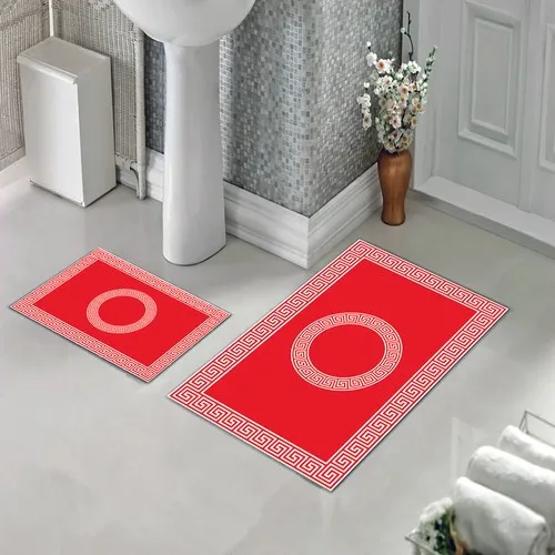 Halıforum Bath Mat Dual Toilet Seat Pad Non-Slip Bottom Bhs-420