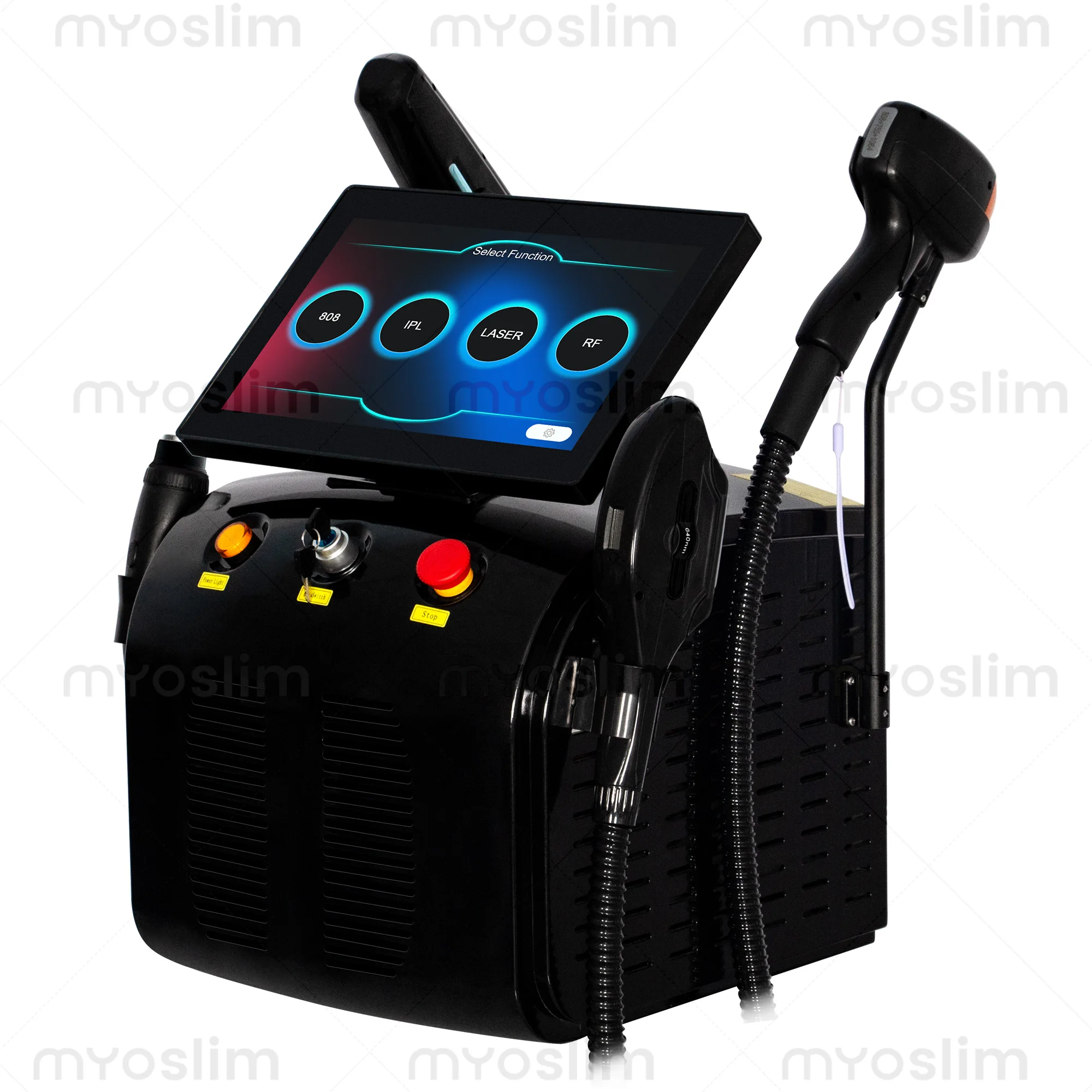

4in1 4000w Titanium Ice Platinum Diode 755 808 1064nm 4 Wavelength Laser ND:YAG Machine Painless Hair Removal Machine