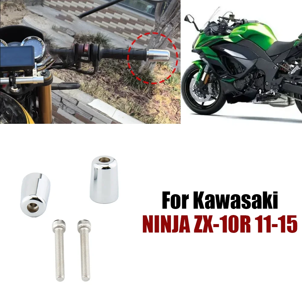 

For KAWASAKI NINJA 1000 250 250R 400 400R Z1000SX ZX 10R 14R Z250 Z750 ZRX 1200S Motorcycle Handle Bar End Handlebar Grips Cap