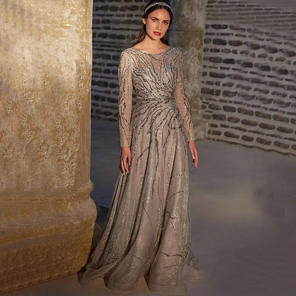 Prom Party Evening Formal Dresses Woman Ball Gown Dress Robe Femme Elegant Gowns for Luxurious Events Women's Wedding Customize