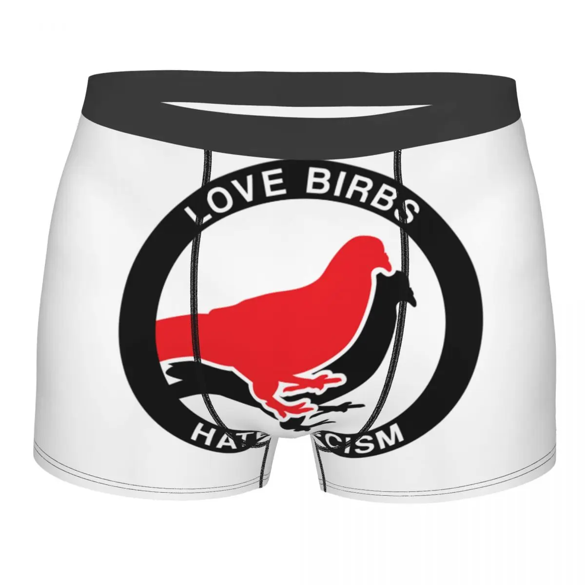 

Male Cool Funny Antifa Bird Lover Underwear Boxer Briefs Men Breathbale Shorts Underpants