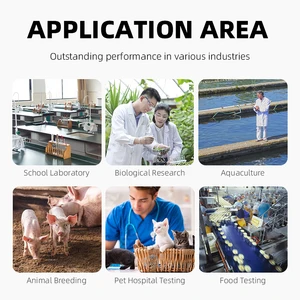 Microscópio biológico hd de laboratório profissional 40x-1600x campo escuro lightfield composto binocular triocular usb vga hdmi 10 principais vendas microscópio de campo escuro - №1