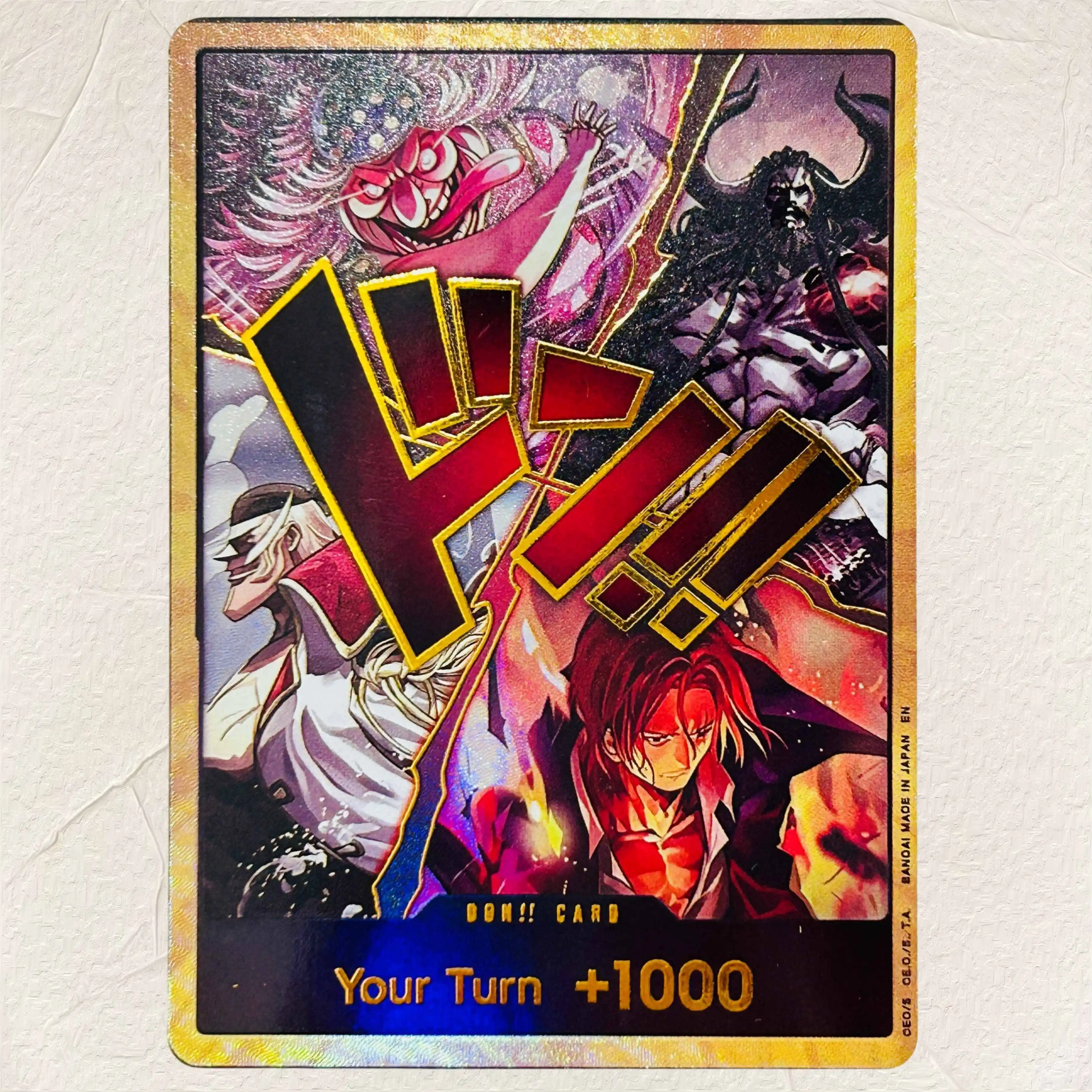 DIY One Piece Don Kaido Whitebeard Roger English Version Collectible Grade Foil Texture Cards Premium Anime Collection Cards view 4