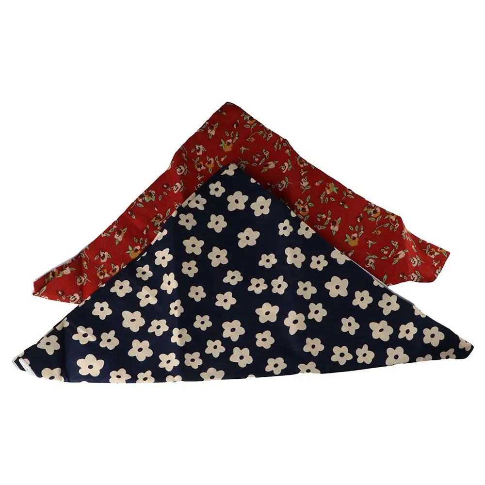 

Collocation Clothing Accessories Neckerchief Cotton Linen Printed Scarf Silk Scarf Korean Style Scarves Small Square Scarf