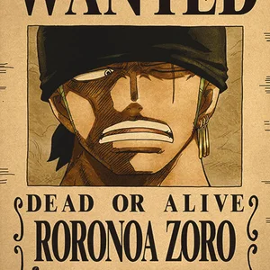 Ruffy Strohhut Anime gesucht Posteraufkleber, Piraten wollten Poster, Vintage -Malerei, Kinderbaum -Wanddekoration, Erwachsenenspielzeuggeschenk, 10pcs 11 Hauptverkaufsfotos - №1 - №1