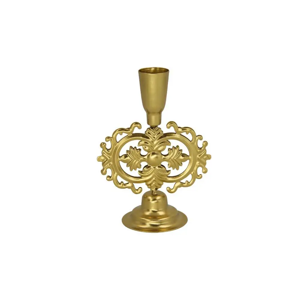 

Рождественский металлический подсвечник в европейском стиле, украшение для рабочего стола, романтическая чашка для свечи, реквизит для съемки, атмосферное украшение