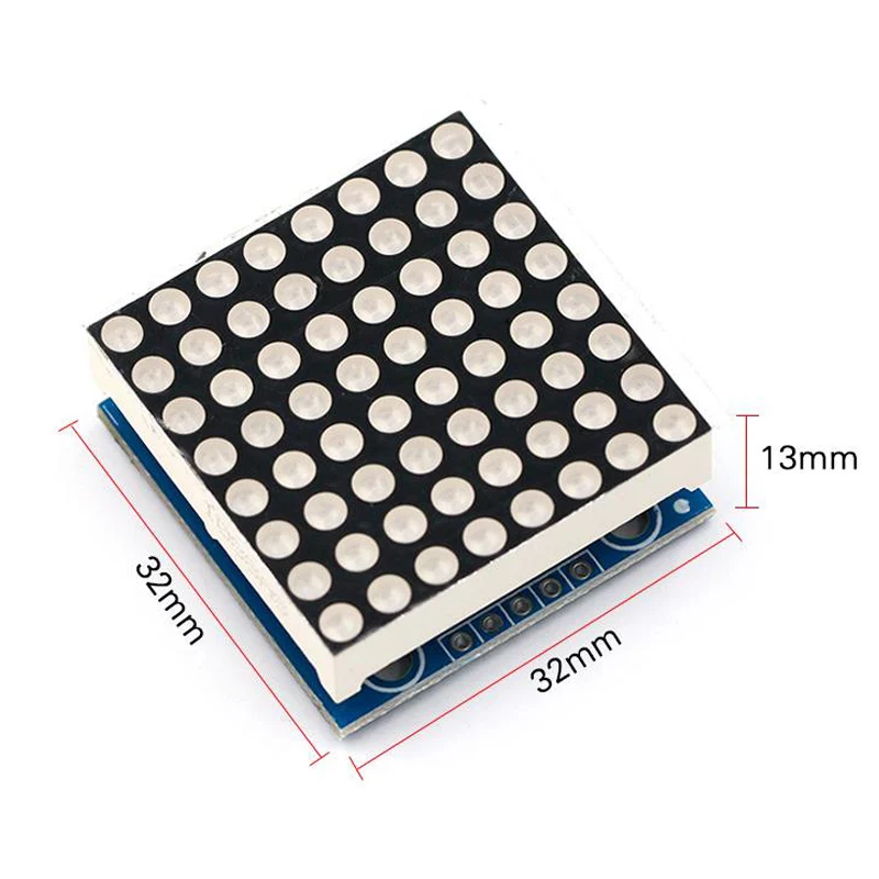 MAX7219 dot matrix module microcontroller module display module finished goods , Can be together for arduino programming