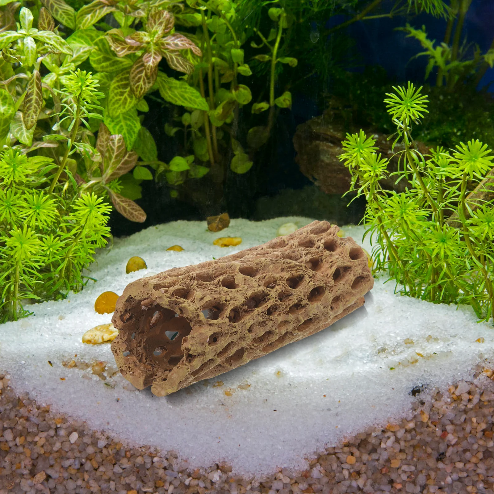 

Shrimp Ornament Lifelike Aquarium Cave Decor For Fish Hiding Breeding Fish Tank Accessory Pet Supplies