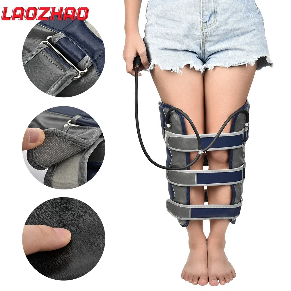 1Set Inflatable Shape Leg Posture Correction Belt,Professional Knee Valgus Smoothing Belt Fixer Adjustable Leg Correction Band