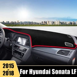 For Hyundai Sonata LF 2015 2016 2017 2018 Car Dashboard Cover Avoid Light Mat Non-Slip Pad Instrument Panel Carpets Accessories