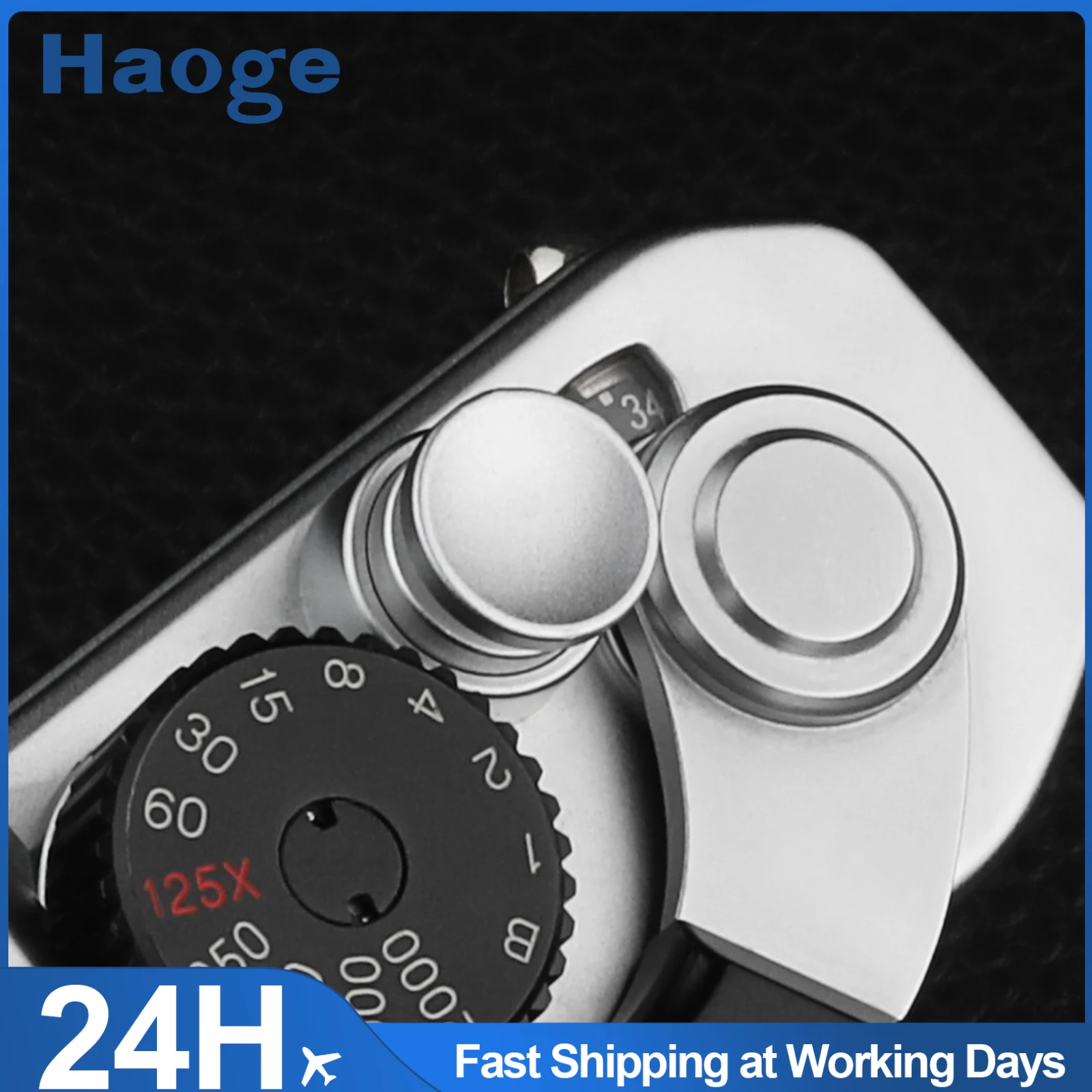 Fujifilm Camera X100Vi - Haoge Metal Shutter Release Button for