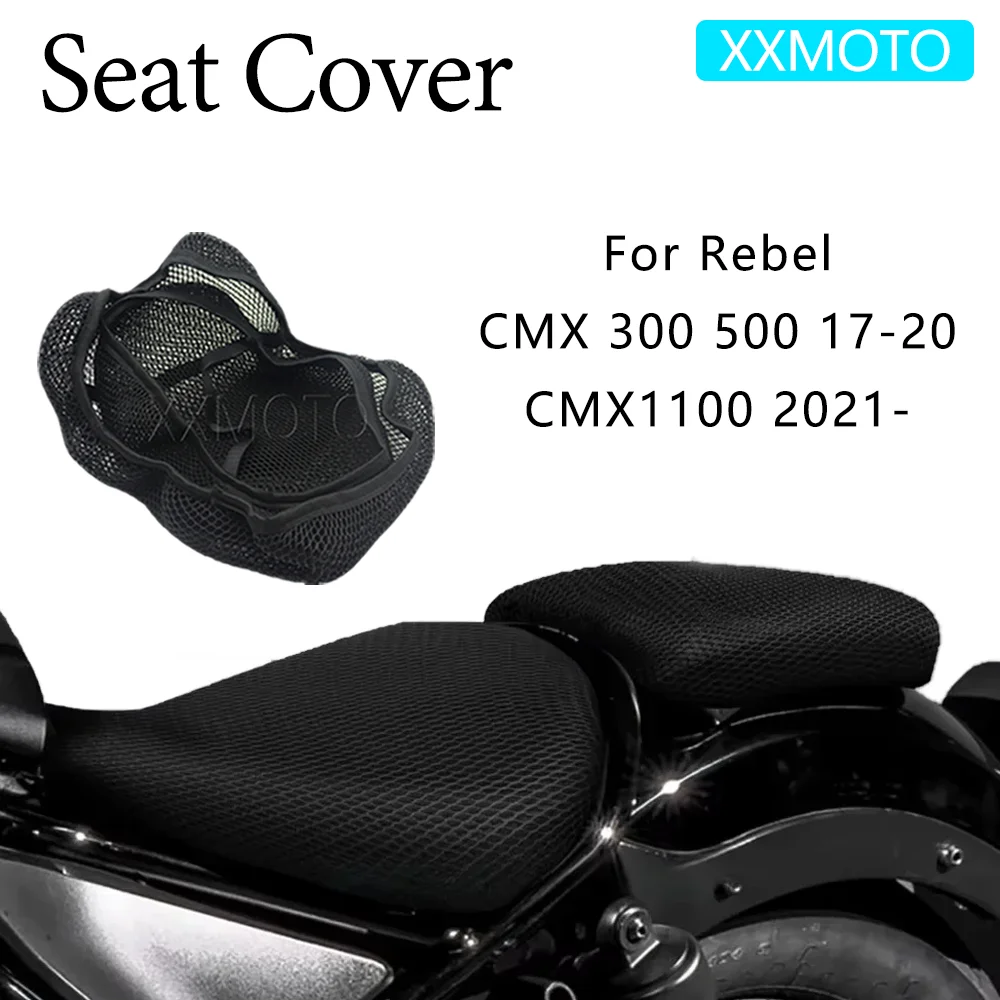 

For Honda Rebel CMX300 CMX500 17-20 CMX1100 21- CMX 300 500 Seat Cover Heat Insulation Breathable Non-Slip Protection Cushion