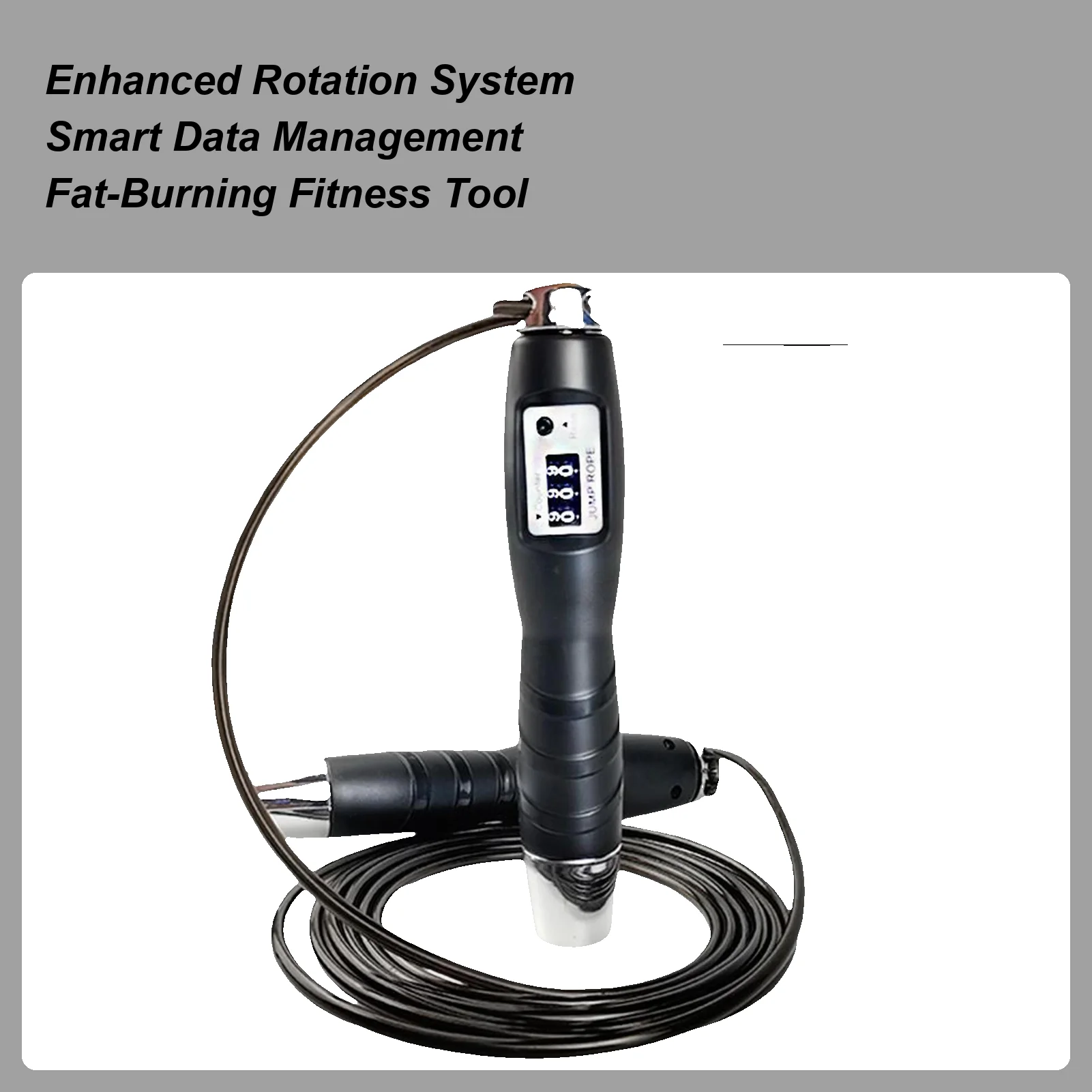 

Скакалка для подсчета тренировок, регулируемая скакалка, оборудование для упражнений, аксессуары для домашнего спортзала для скоростных тренировок, мужчин, женщин, детей