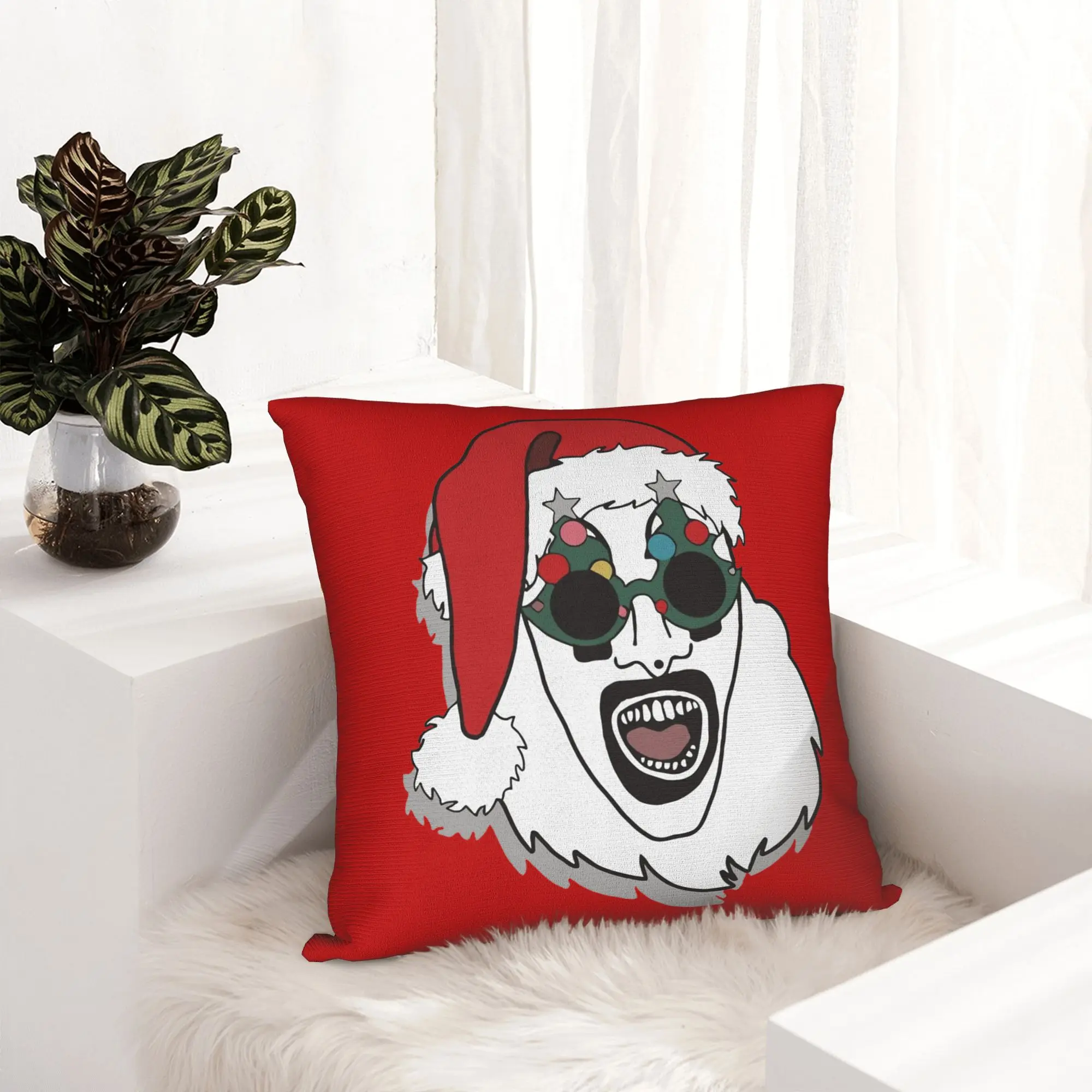 Terrifiers Art The Clown Pillowcase Soft Cushion Cover Gift Halloween Pillow Case Cover Home Square