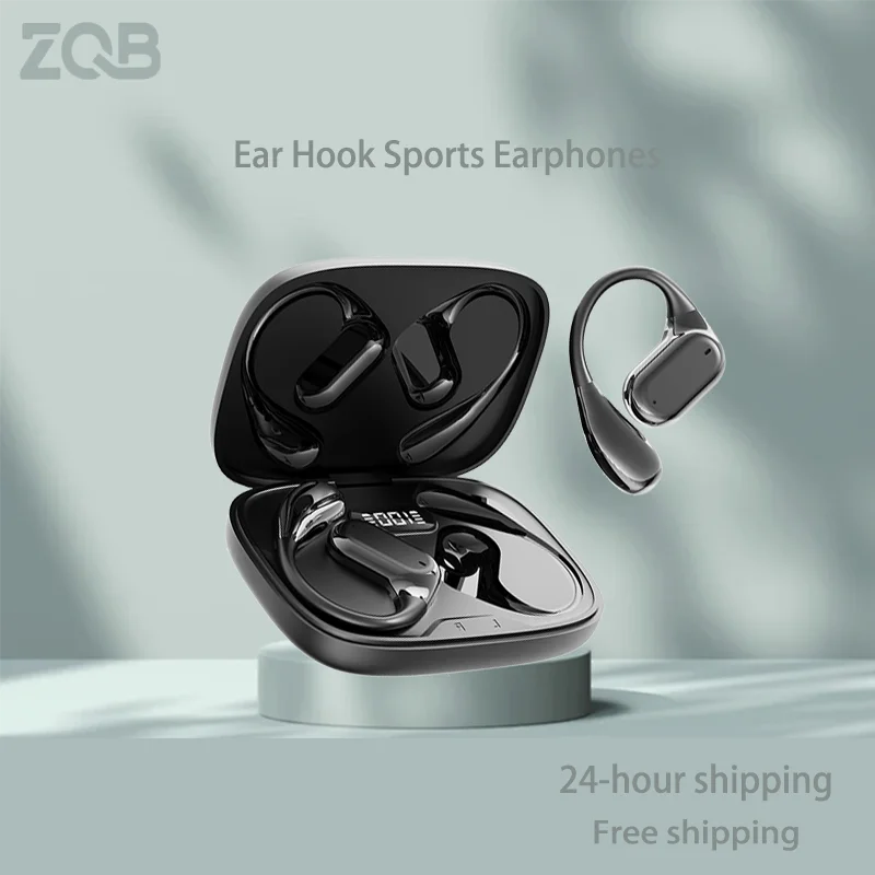 ZQB Q11 EarHooks Sports Headset wireless headphones noise canceling  Long Endurance HD Ear Hanging Type wireless headphones with