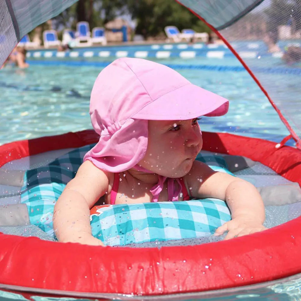 Sombrero de sol con dibujos animados para bebé, gorra de Panamá con protección UV, FPS 50 +, Cubo de viaje para playa, novedad de 2023