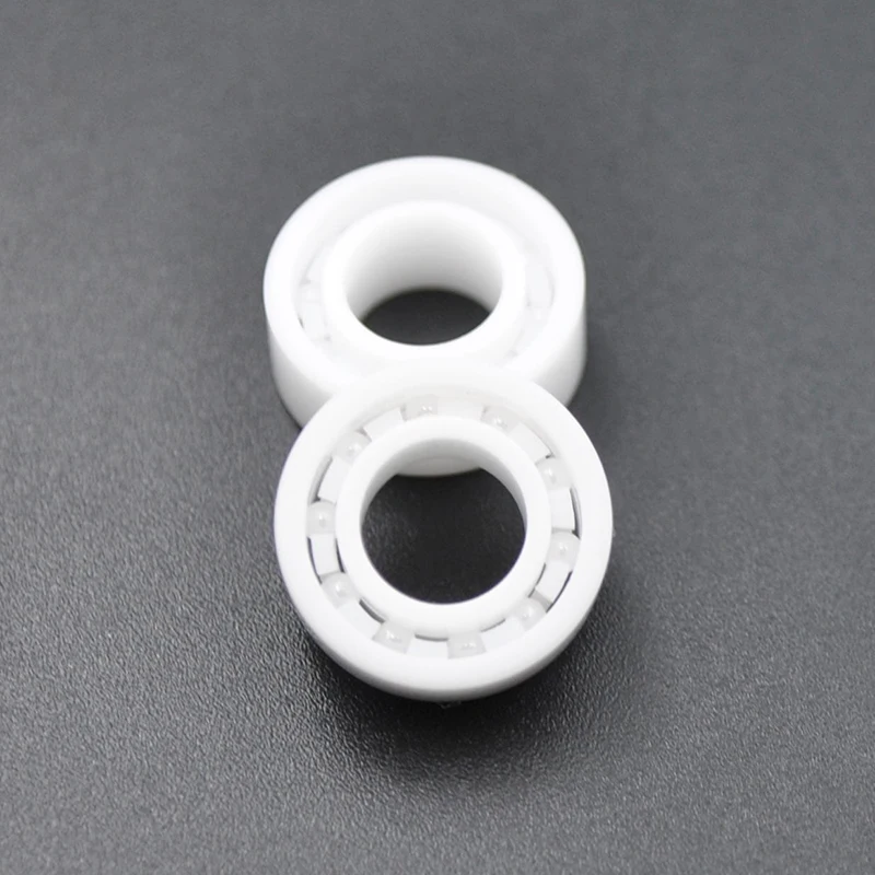 R188 محمل سيراميك كامل 1/4 "x 1/2" x 3/16 "R188CE 6.35x12.7x4.763 ملم ZrO2 محامل كروية زركونيا #3