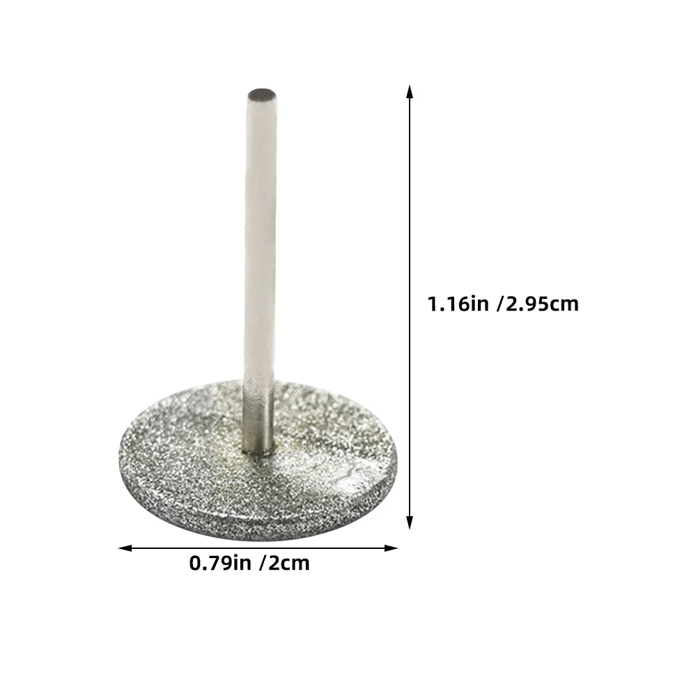 2Pcs Nagel Bohrer Bits Schleif Disc 20mm Nagel Pflege Zubehör Präzise Maniküre Pediküre Häutchen Entfernung Abgestorbene Haut