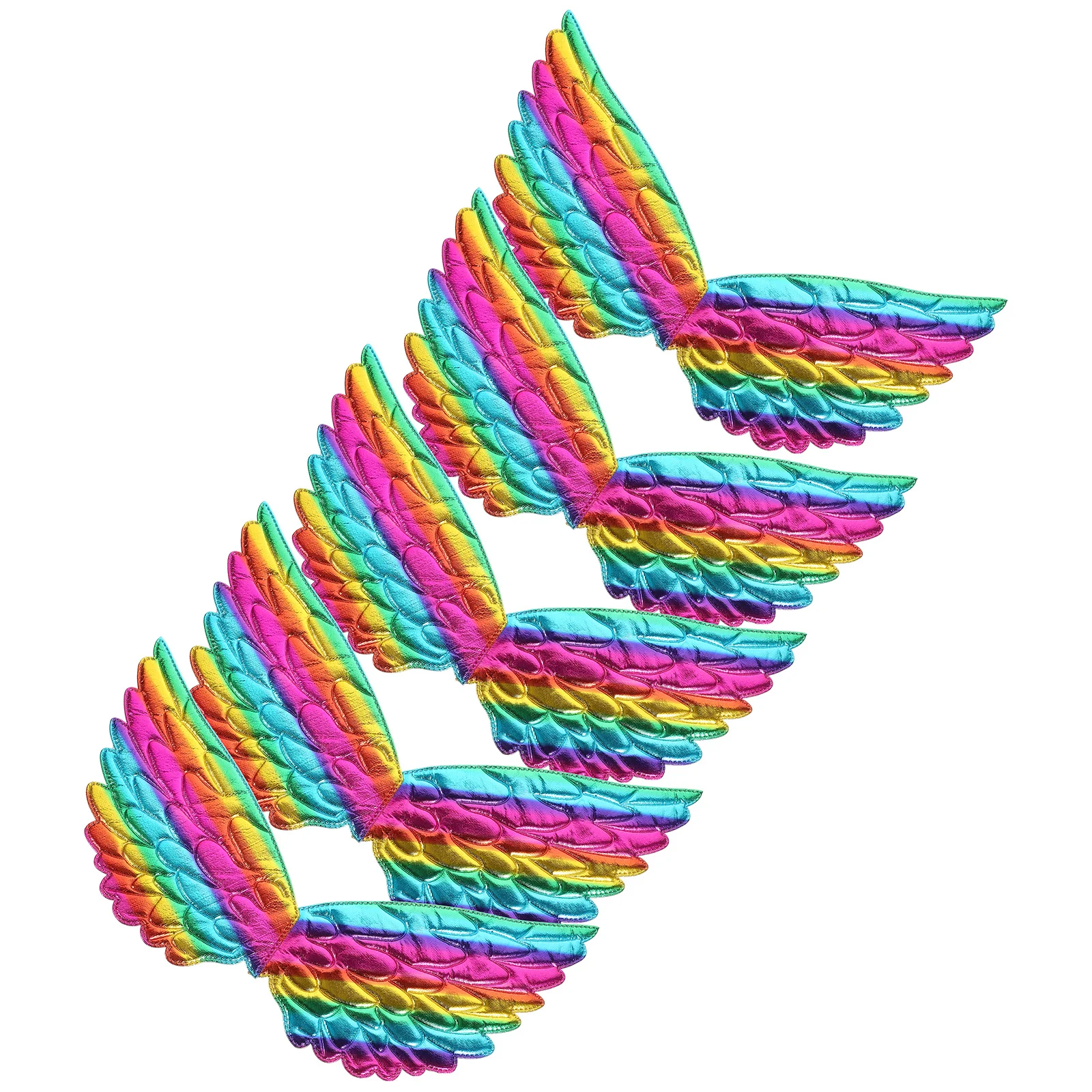 

5Pcs Creative Unicorn Wings Distinctive Costume Supplies Charming Party Wing Props for Stage Performance and Festive Events