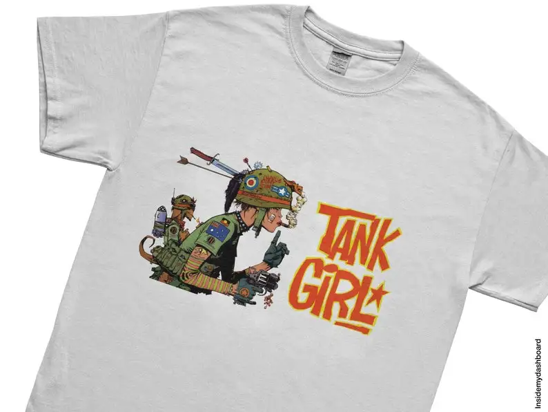 Tank Girl Thug T-Shirt, Tank Girl Shirt, Jet Girl, Womens Emporment Tee, Tank Girl Booga T-Shirt, Vintage Comics Merch