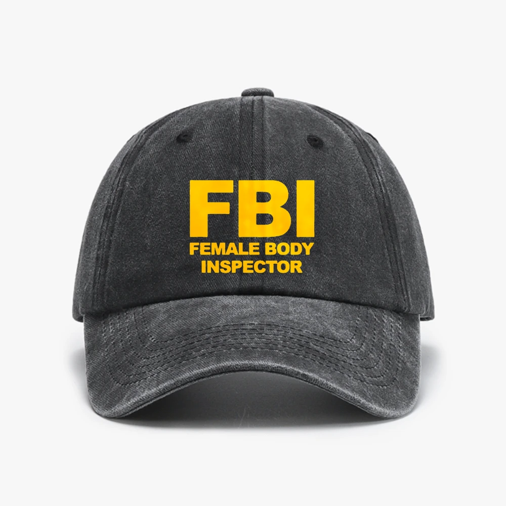 FBI Agent Movie Peripheral soft top cowboy Hats Men's and Women's Baseball Caps fashion Casual adjustable hat