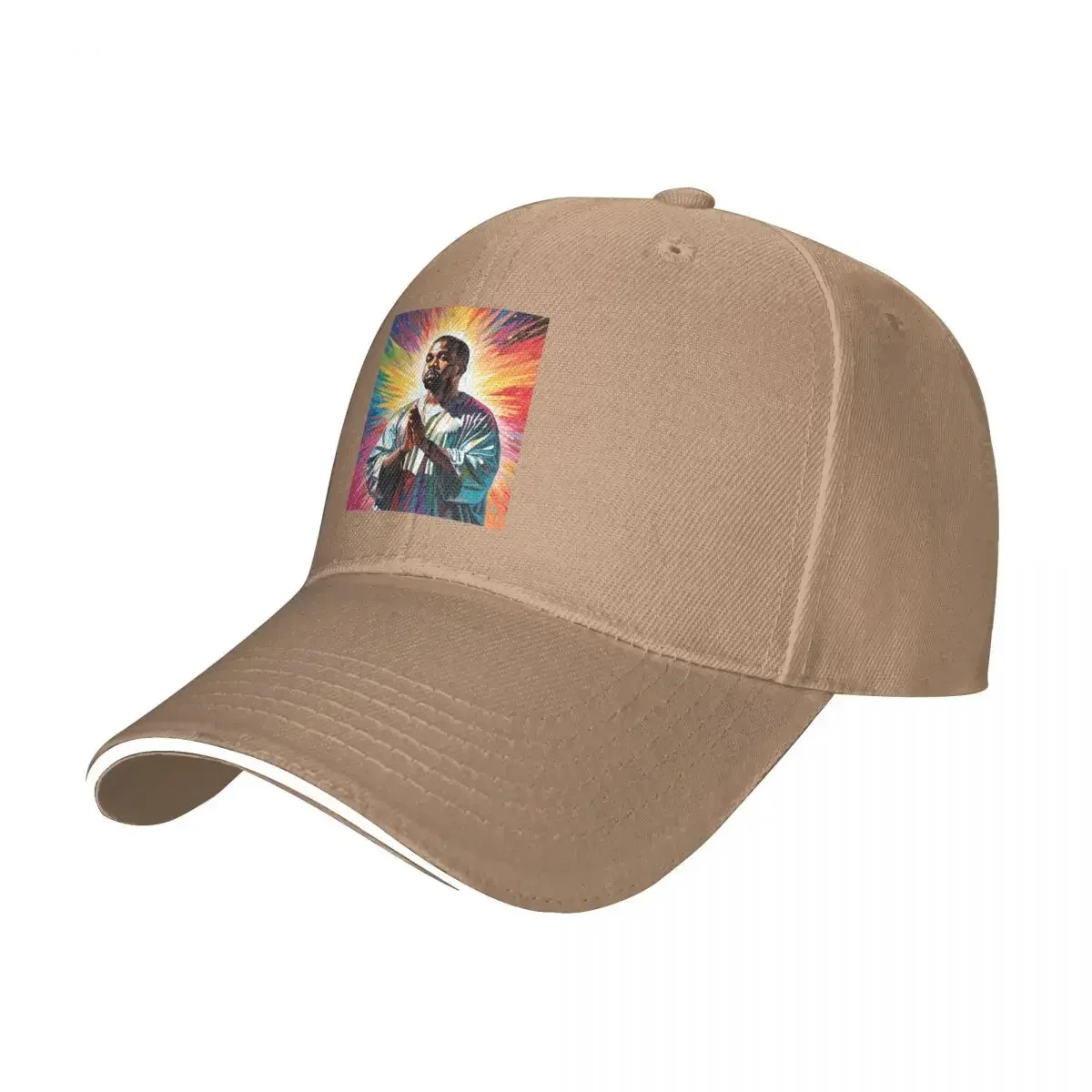 Pilgrim And Faith Kanye West Baseball Caps Fashion Meme Hip Hop Rap Style Sandwich Caps Men Women Breathable Caps Hat Sport