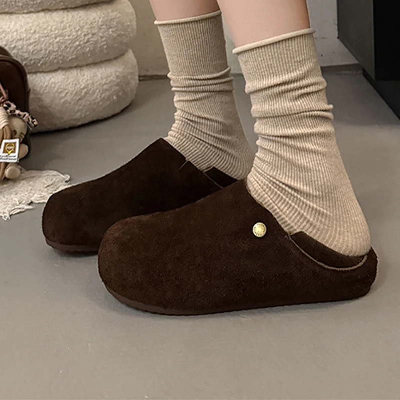 أحذية قطنية للنساء الشقق الجلد المدبوغ أحذية خفيفة أنيقة شتاء حذاء الثلج عالي الرقبة دافئ 2025 قصيرة أفخم المشي الرياضة جديد Mujer Zapatos #2