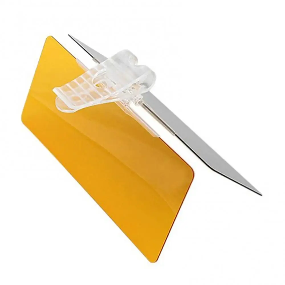 Желтый автомобильный солнцезащитный козырек с защитой от УФ-лучей складной откидной козырек с высокой четкостью прозрачный солнцезащитный козырек от дальнего света