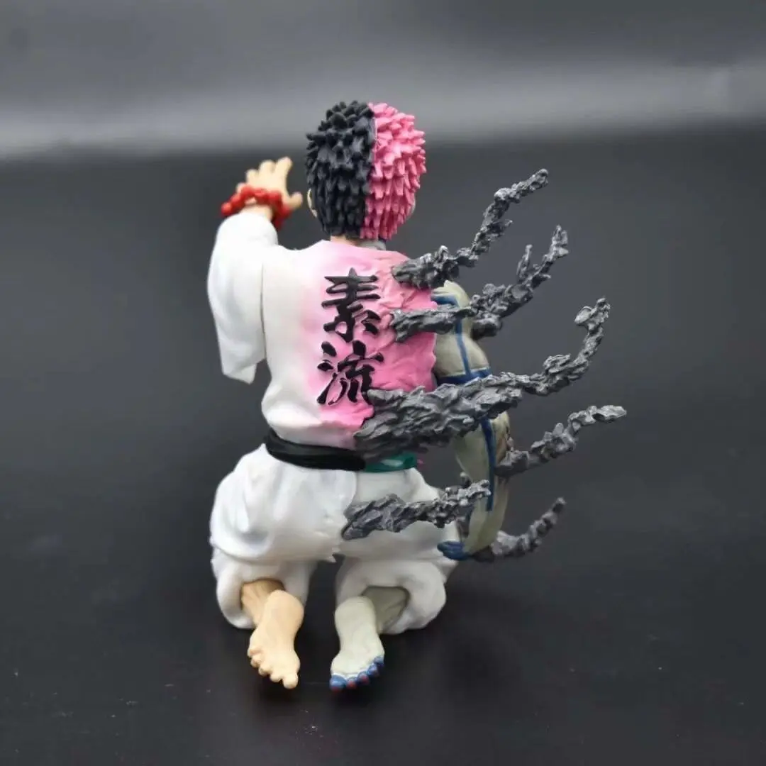 In Stock 13cm Demon Slayer Akaza Hakuji Anime Figure Model Doll Action Figurine Pvc Decoration Peripheral Desktop Ornament Toy